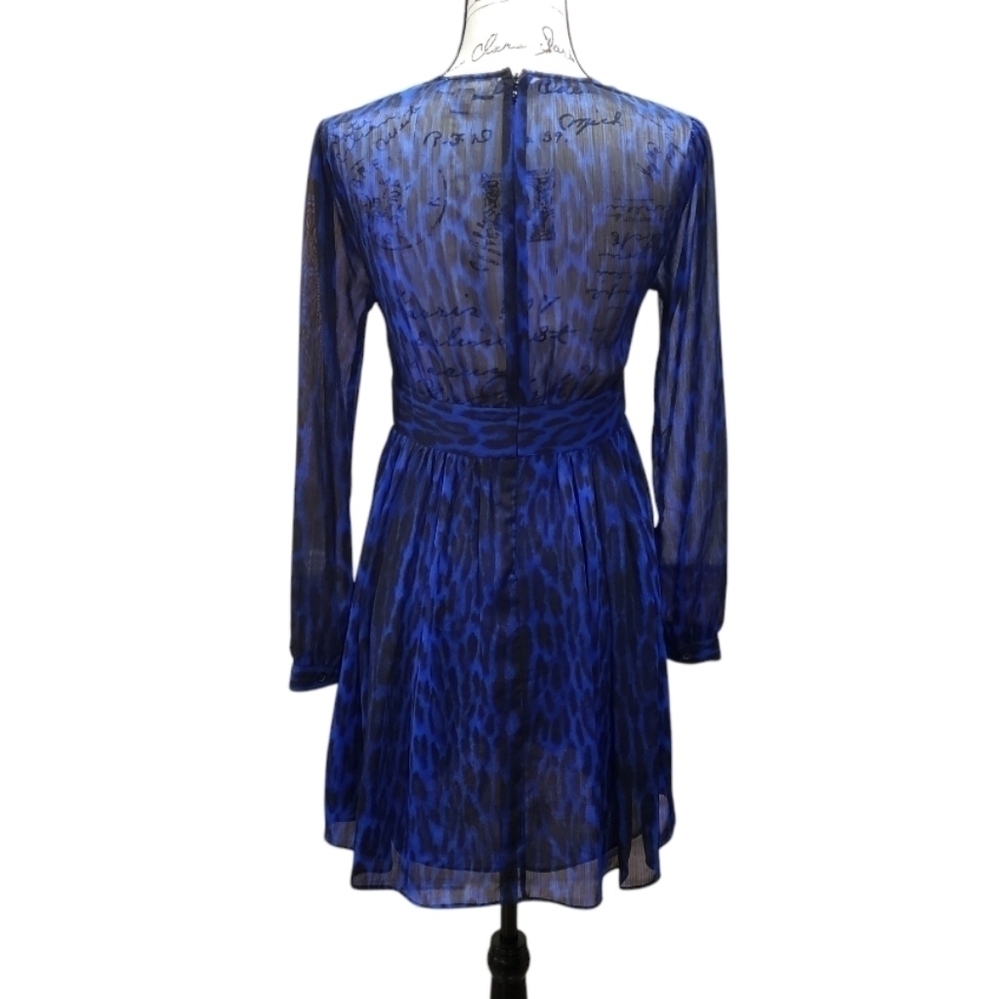 Michael Kors Long Sleeve Animal Print Dress - Picture 6 of 6